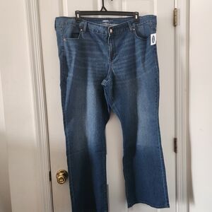 Old Navy Women's Dark Blue Boot Cut Jeans